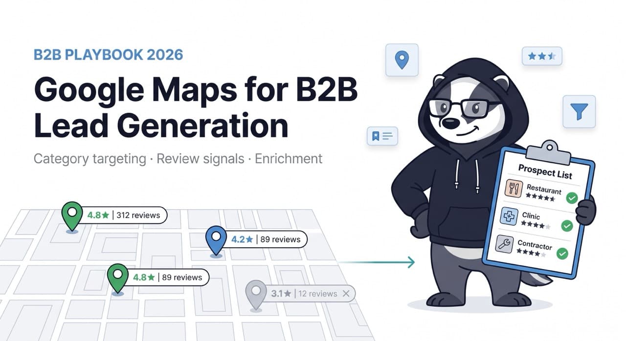Google Maps Data for B2B Lead Generation