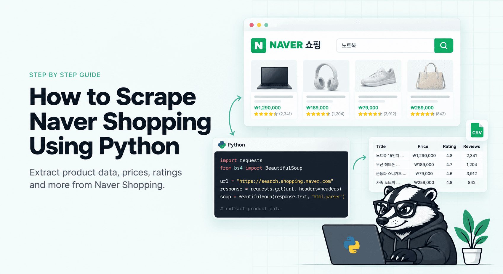 How to Scrape Naver Shopping Prices With Python