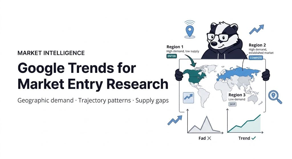 Google Trends for Market Entry Research