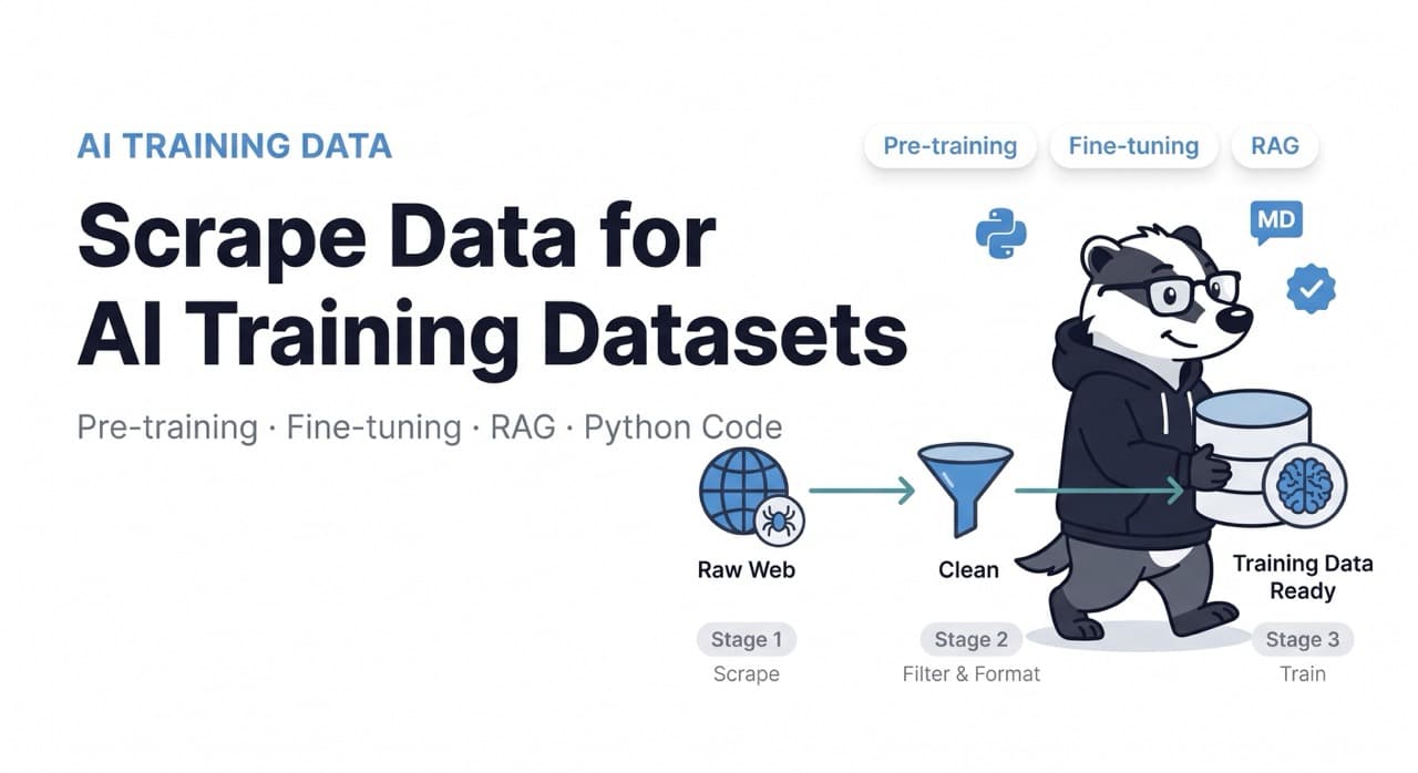 Scrape Data for AI