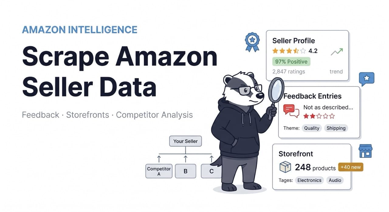 How to Scrape Amazon Seller Data