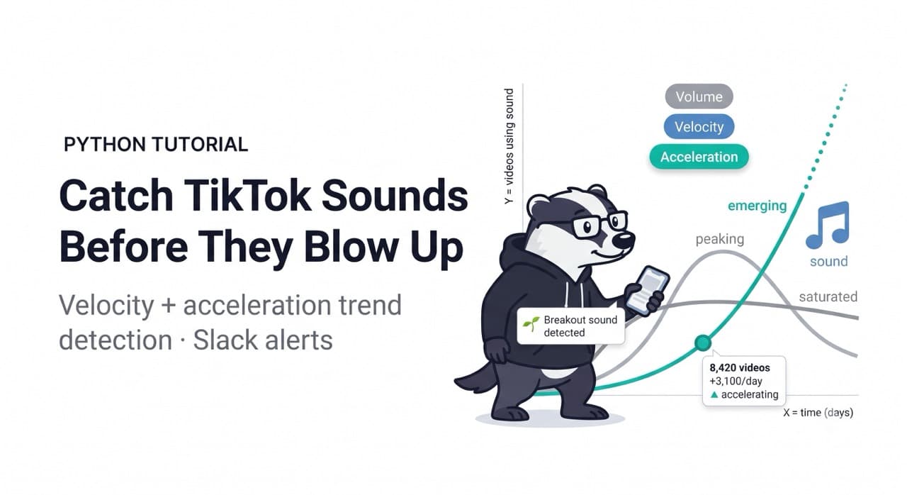 TikTok Trend Detection System