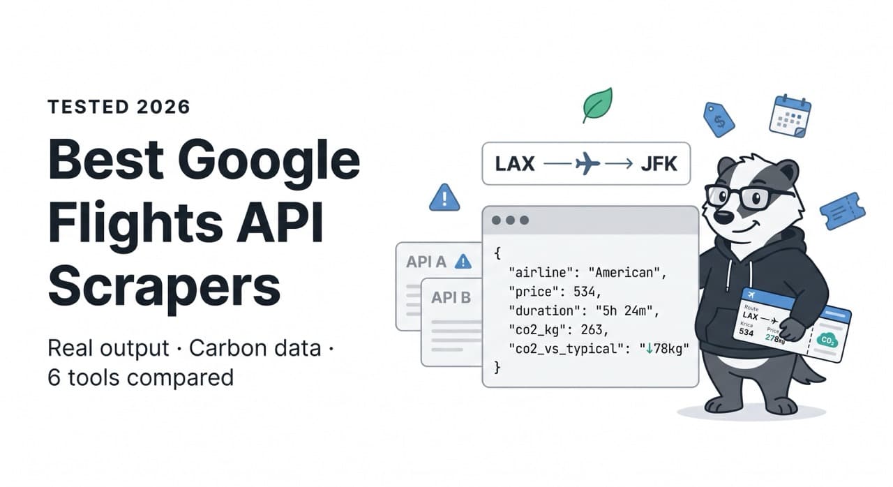 Google Flights API Scrapers