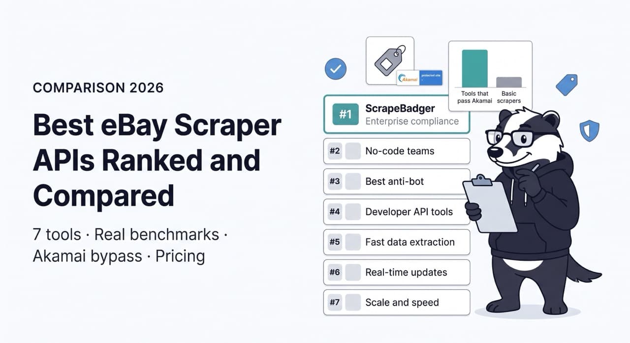 Best eBay Scraper APIs in 2026