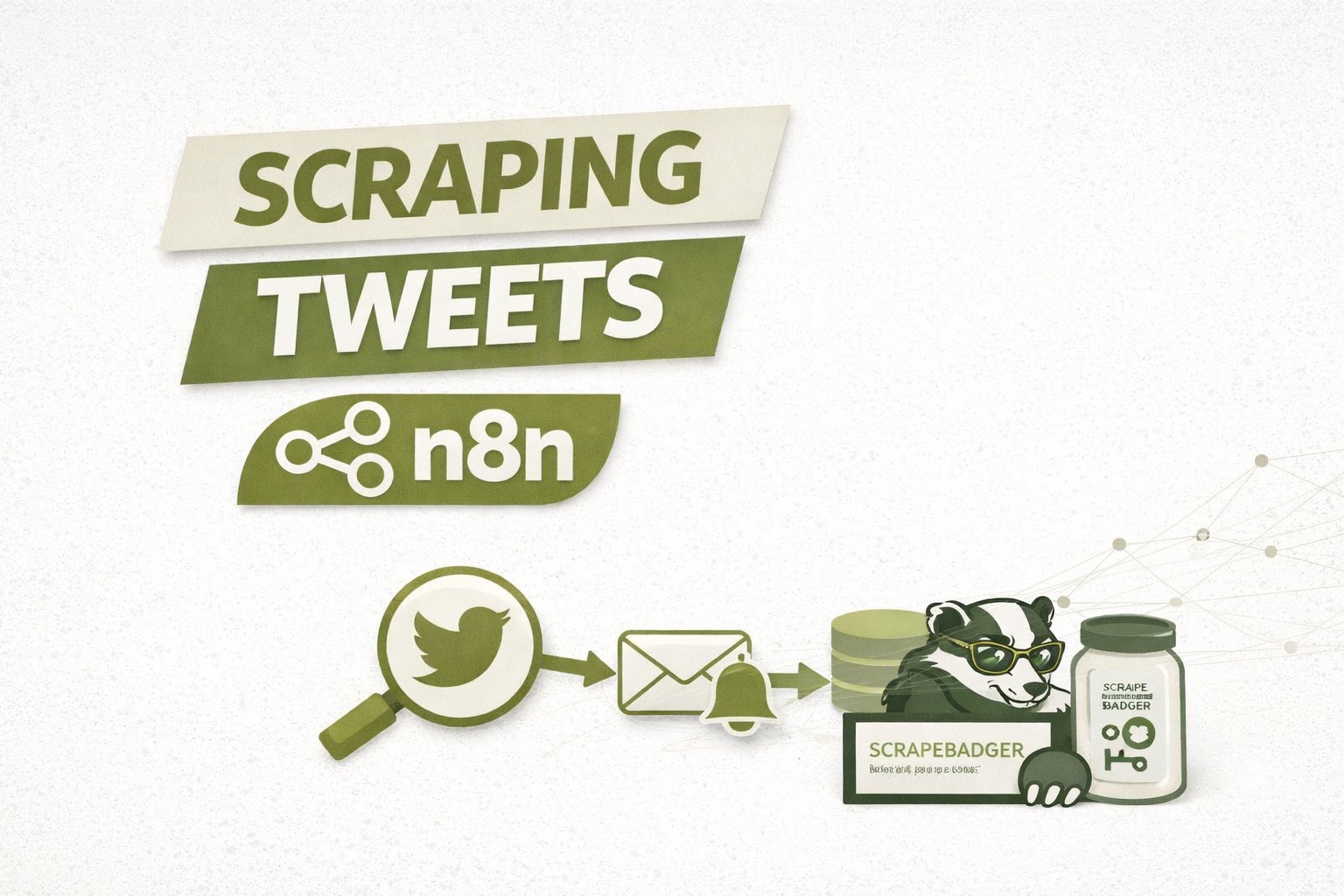 How to scrape Twitter/X data with n8n using ScrapeBadger