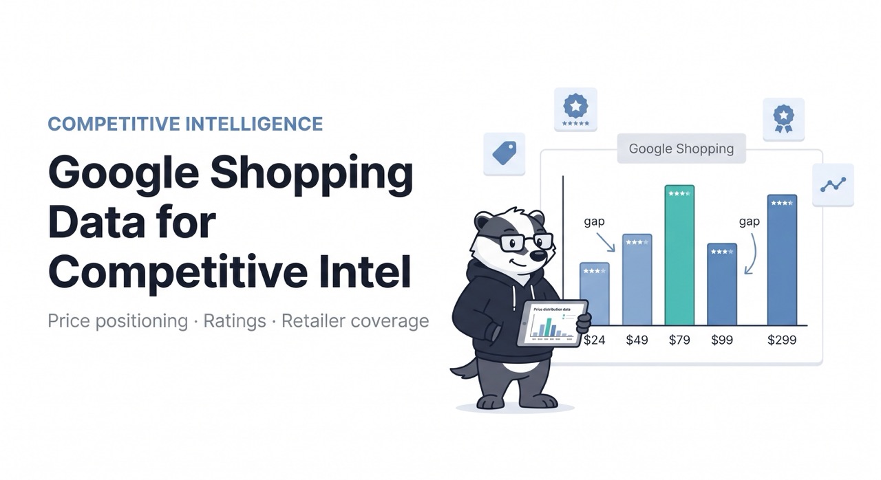 Google Shopping Data