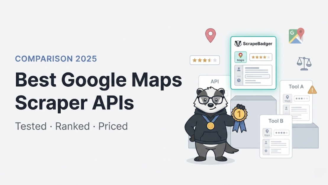 Best Google Maps Scraper APIs