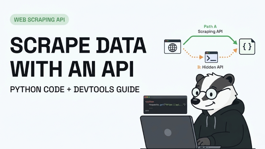 How to Scrape Data with an API